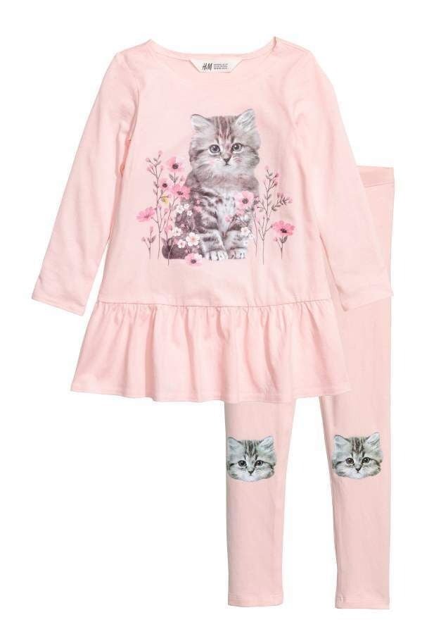 Producto - Conjunto HM Gatita Rosa