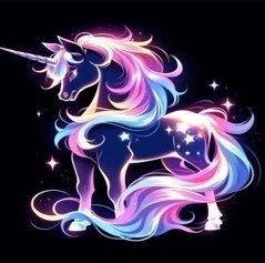 Producto - Kit De Pintura Con Diamantes Diamond Painting 20x20cm - Unicornio Galaxia