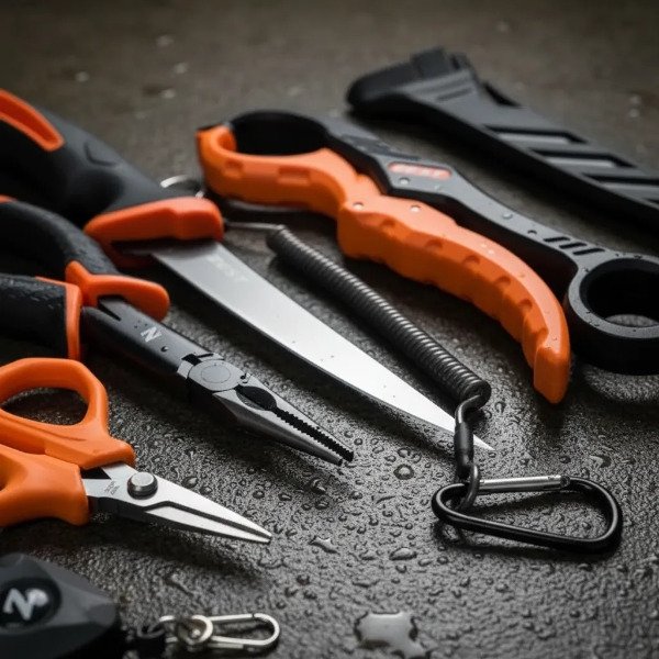 Producto - Kit de Accesorios Pesca Zest Z-kit6 6 Piezas BogaGrip Pinza S.Anillas Cuchillo - 8
