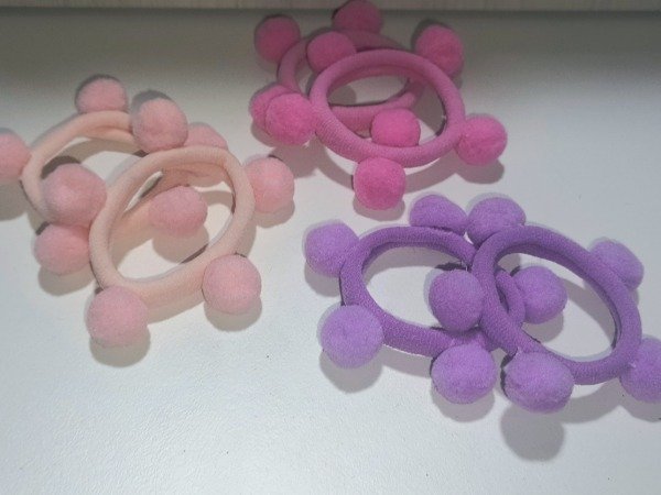 Producto - Colitas de pelo pomponcitos