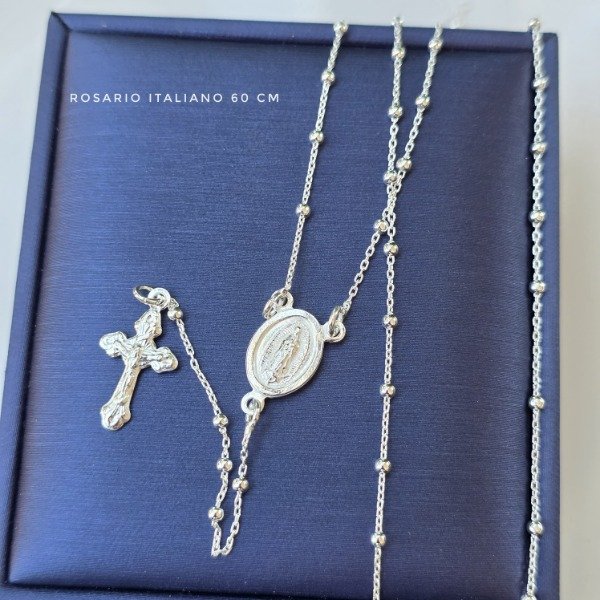 Producto - Rosario italiano 60 cm Virgen de Guadalupe