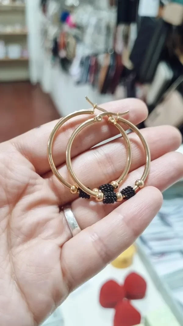 Producto - Arg bali acero dorado 3,5 cm