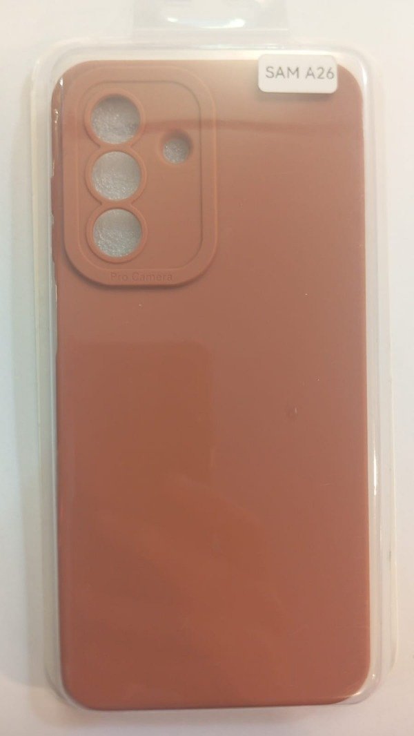 Producto - Funda Silicone Case Marrón para Samsung A26