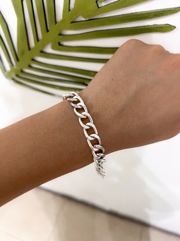 Producto - Pulsera cubana aluminio