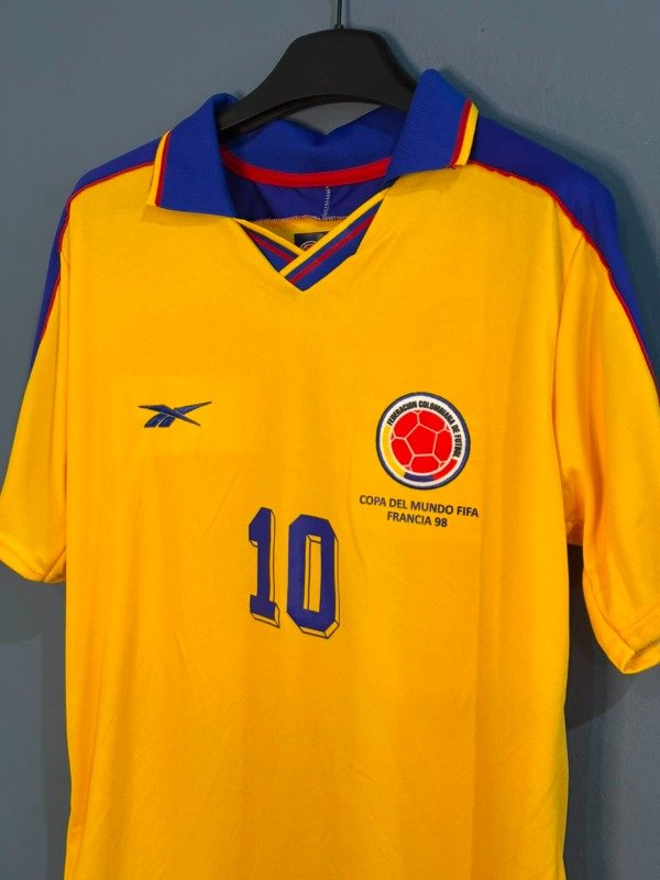 Producto - CAMISETA RETRO COLOMBIA TITULAR 1998 - 3