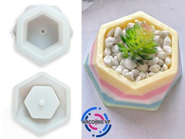 Producto - Molde maceta grande transparente