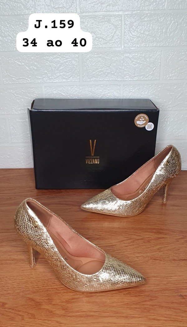 Producto - Stilettos vizzano oro croco