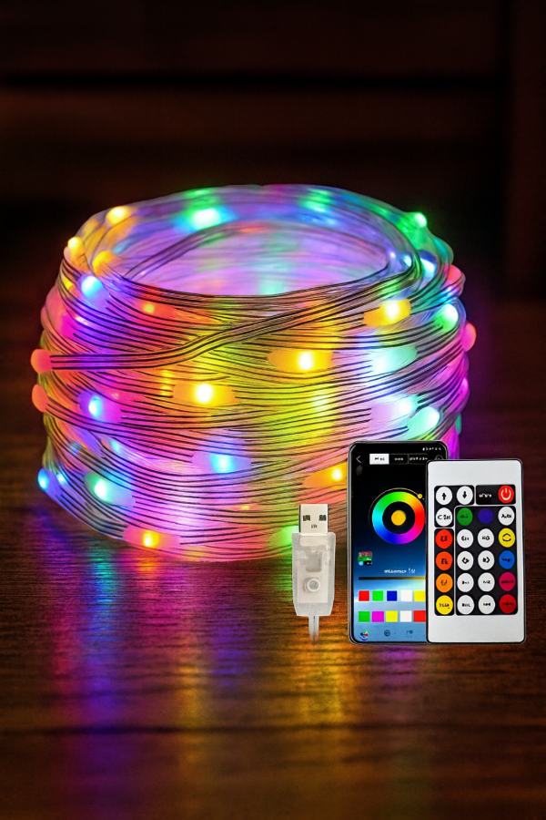 Producto - Tira Led RGB con USB y Bluetooth 10M