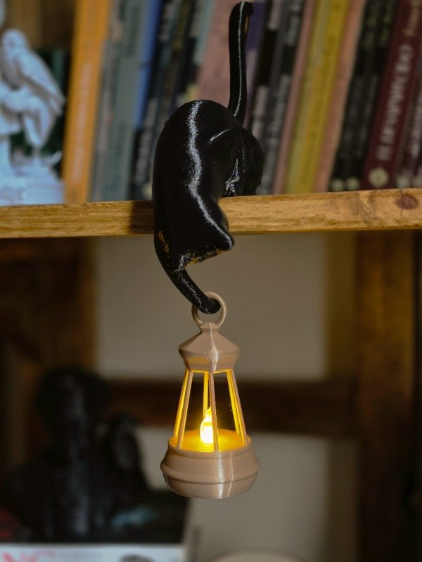 Producto - GATO CON FAROL PARA BIBLIOTECAS - 9
