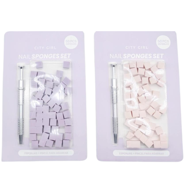 Producto - PINZA DE AGARRE CON MINI ESPONJA PARA DEGRADE CITY GIRL DIFUMINAR