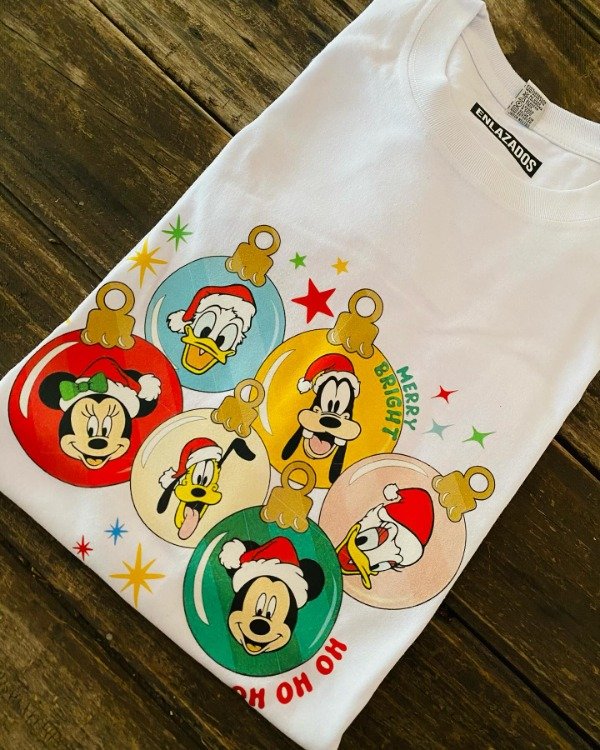 Remera Disney Navidad