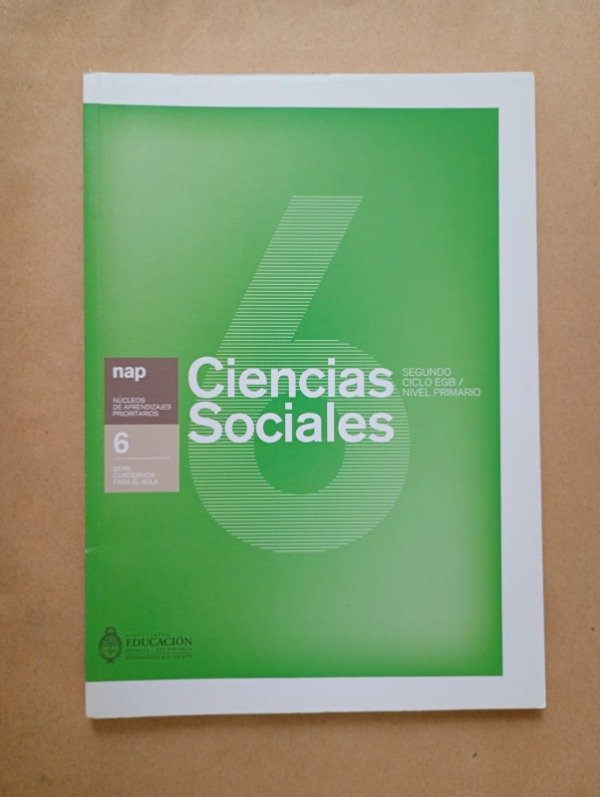 Producto - Ciencias Sociales #6 NAP - Ministro de Educación 2007