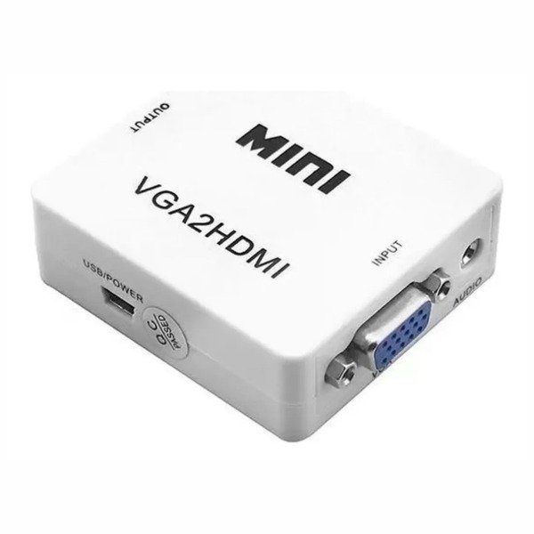 Producto - CONVERSOR VGA A HDMI ADAPTADOR TV AUDIO Y VIDEO AV 1080P FHD