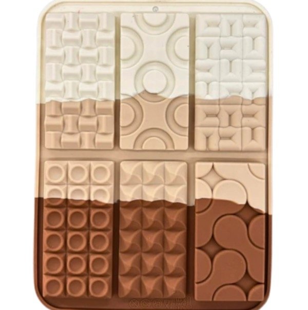 Producto - MOLDE SILICONA X6 TABLETAS DE CHOCOLATE