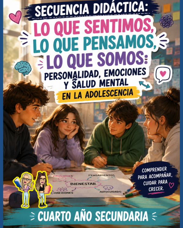 Producto - SD. PERSONALIDAD EMOCIONES Y SALUD MENTAL EN LA ADOLESCENCIA. CUARTO AÑO