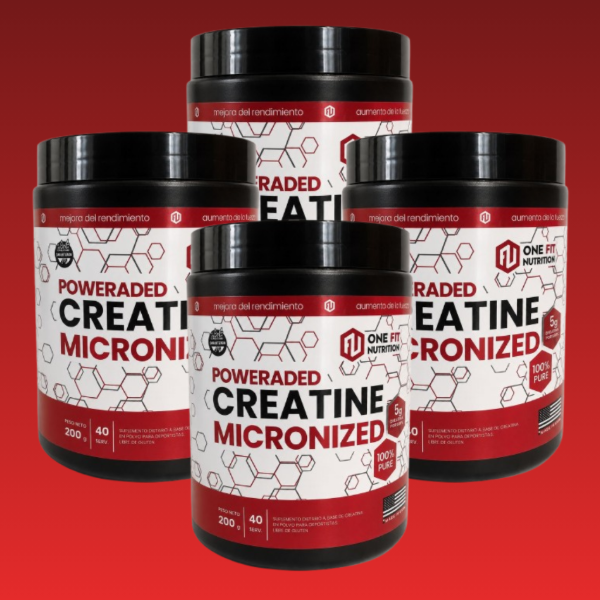 Producto - X4 Creatina Monohidrato 200gs. ONE FIT NUTRITION