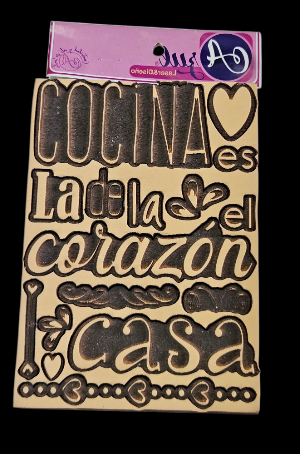 Producto - XL cocina lettering