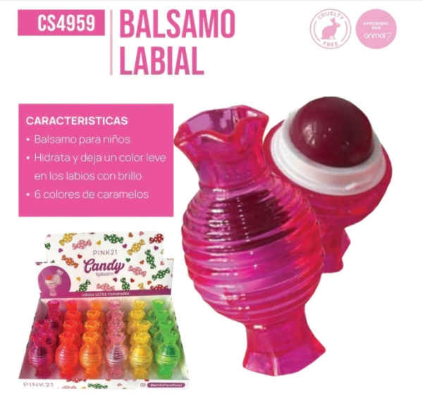Producto - Bálsamo con color caramelo PINK 21