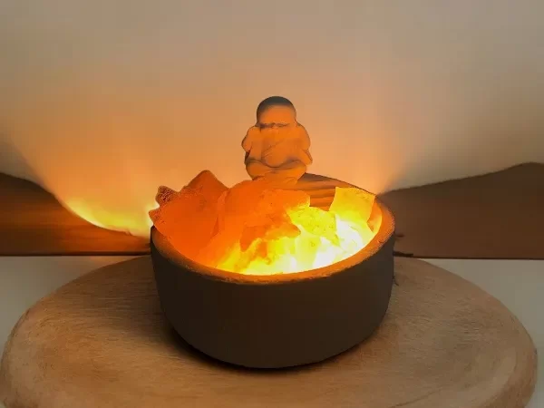 Producto - LAMPARA DE SAL JARDIN ZEN CON BUDA