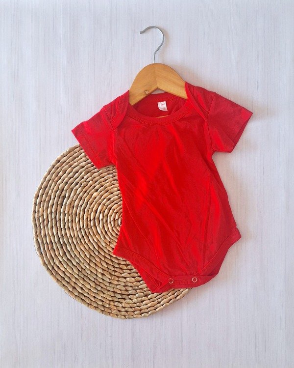 Producto - Body Algodón Jersey Rojo MC
