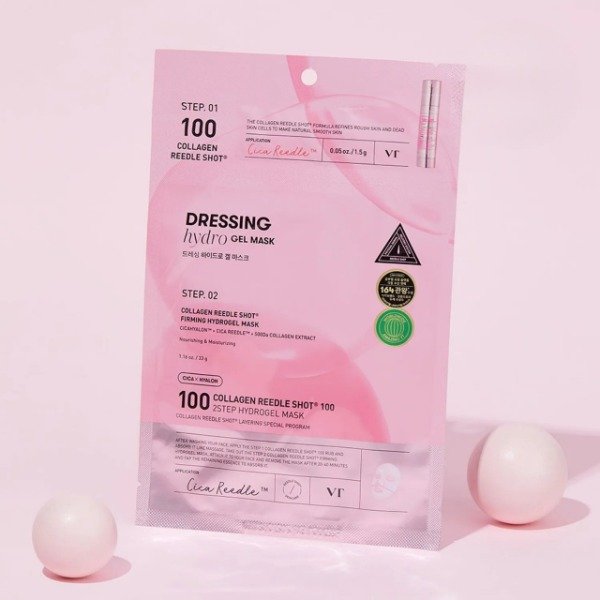 Producto - VT Cosmetics Collagen Reedle Shot 100 2-Step Hydrogel Mask (1un)