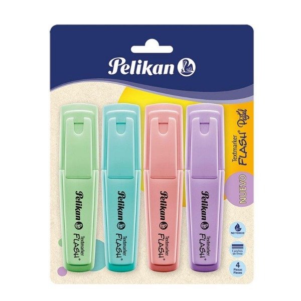 Producto - RESALTADOR PELIKAN PASTEL X 4U.