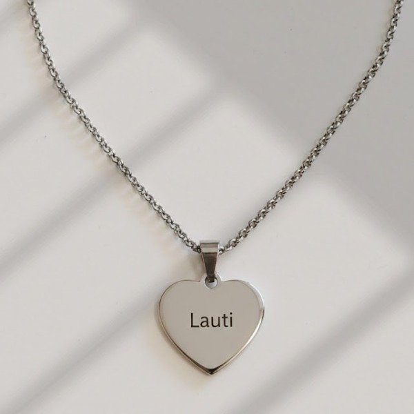 Producto - Dije Corazon con tu grabado