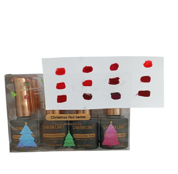 Producto - ESMALTE SEMI CHARM COLOR ROJO HS708