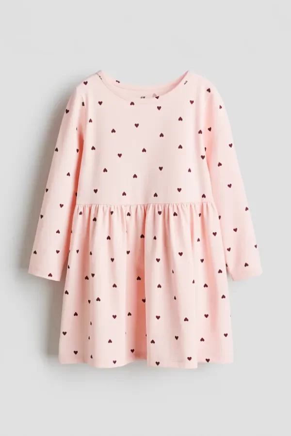 Producto - Vestido HyM corazones bordo