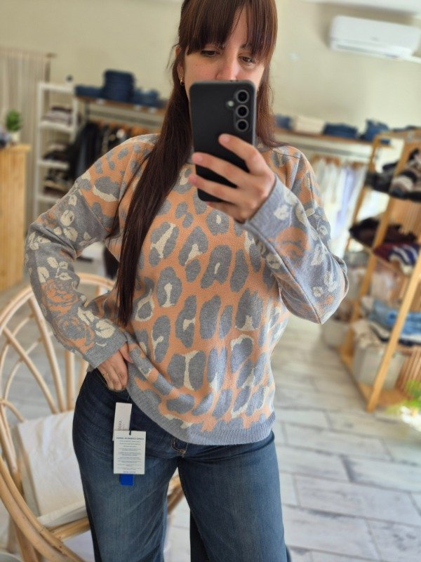 Producto - Maxi Sweater Print Lurex