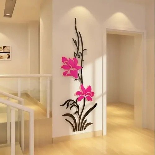 Producto - Flores Aplique Decorativo Interior Pared Fibrofacil - 5