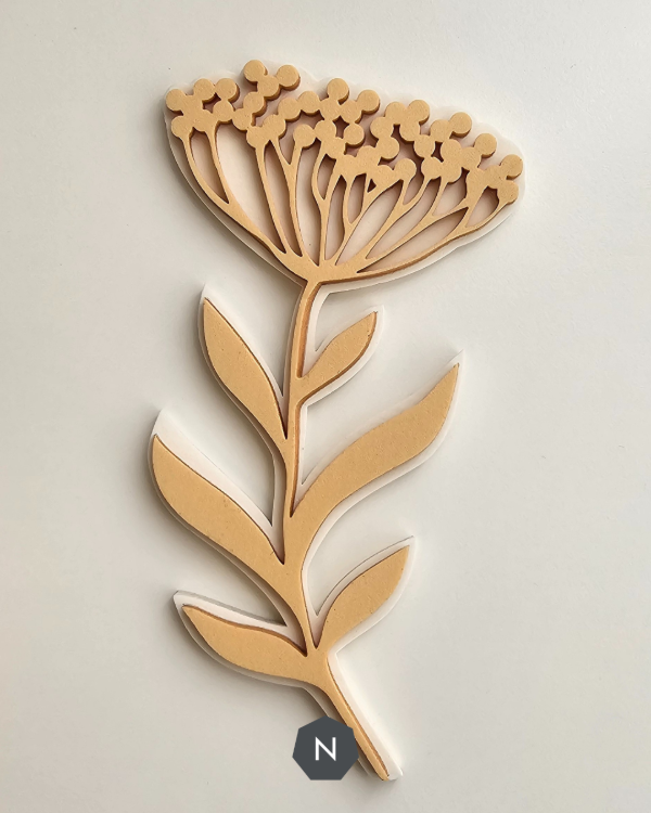 Producto - Sello de goma para estampar  - Floralis #7 XL