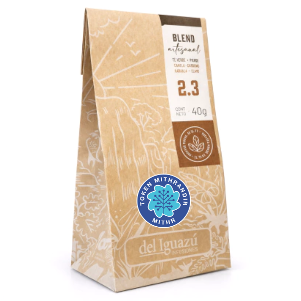 Producto - Blend Artesanal - Té Negro con Pimienta, Anís, Canela y Cardamomo. 2.3  x 40 g