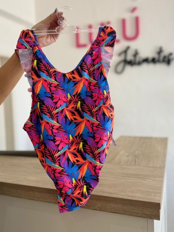 Producto - Cod. B247 - Enteriza estampada con vuelos