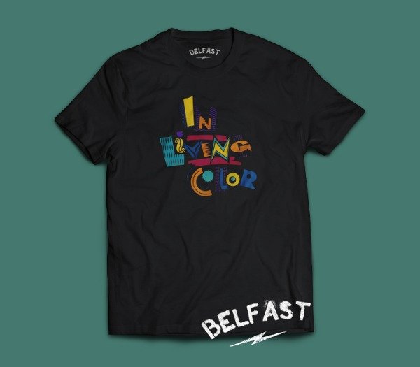 remera living colour logo 80s