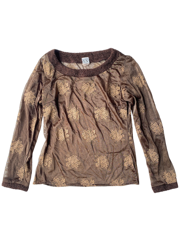 Producto - boho mesh long sleeve tee (m)