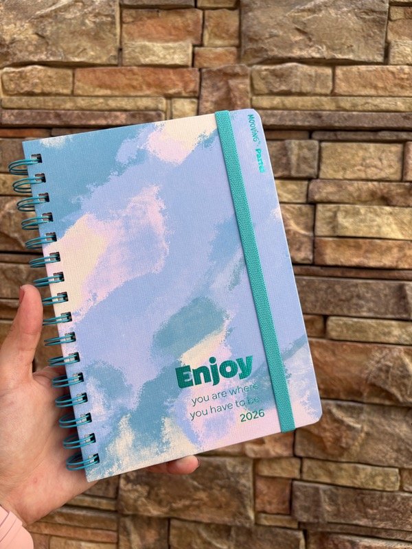 Producto - Agenda semanal MOOVING PASTEL