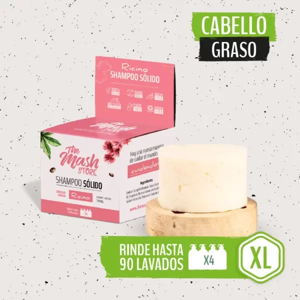 Producto - SHAMPOO SOLIDO RICINO X 100GR THE MASH