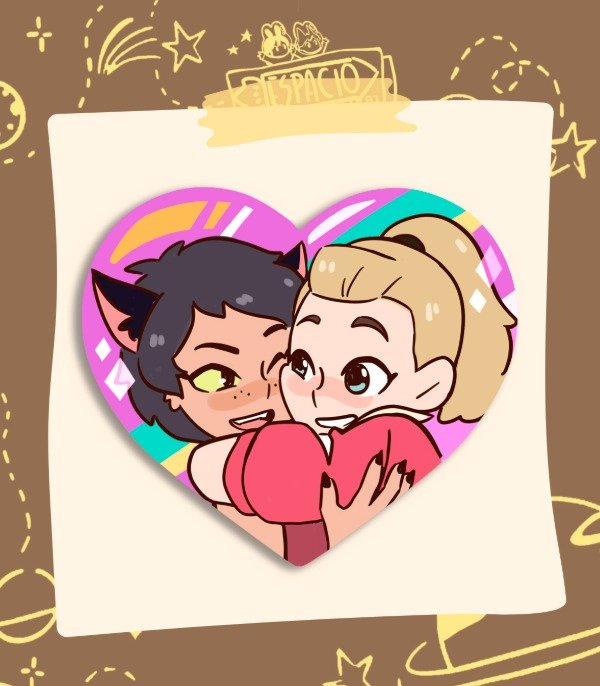 Producto - Sticker Corazón Catradora // Shera