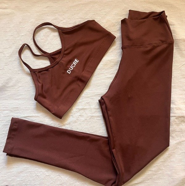 Producto - Calza larga lycra MARRON chocolate