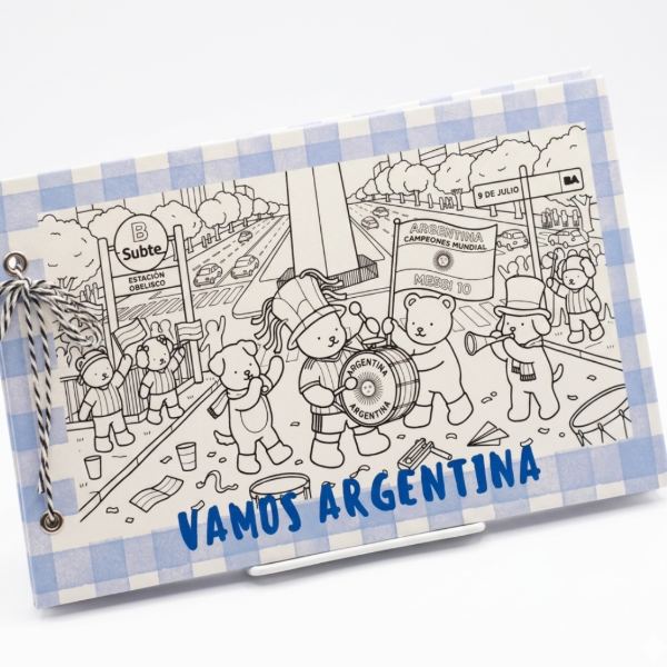 Producto - Cuaderno para colorear Vamos Argentina