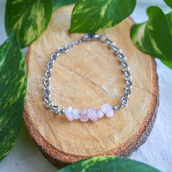 Producto - Pulsera Keops de Cuarzo Rosa