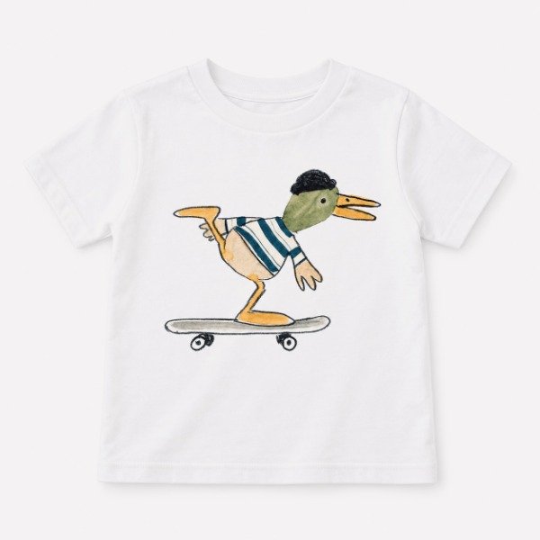 Producto - Remera infantil - PATO SKATER - 1