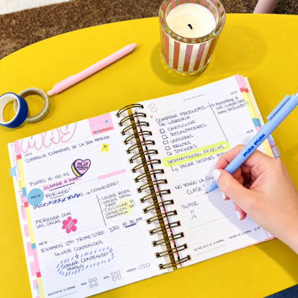 Producto - AGENDA LILAS - Semana a la vista DOCENTE - 7