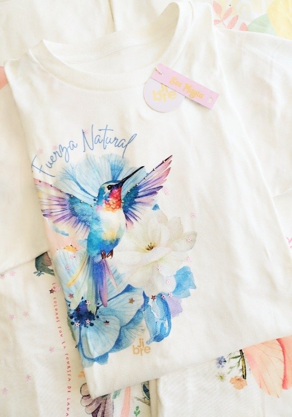 Producto - Remera FUERZA NATURAL vainilla