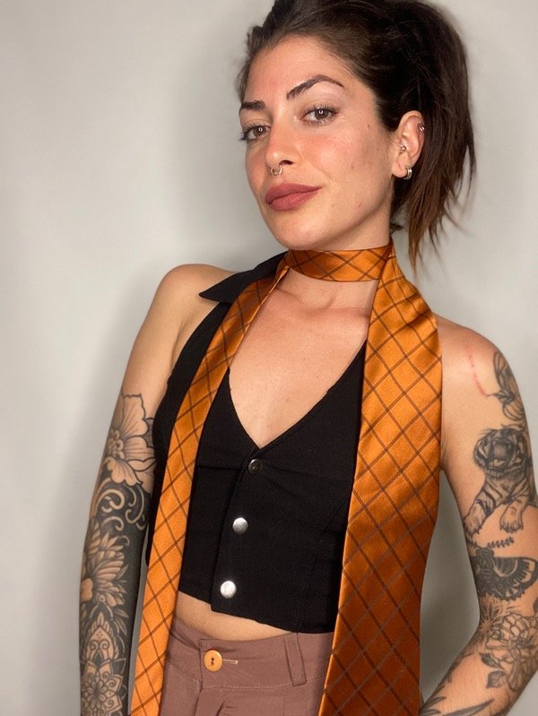 Corbata Tangerine