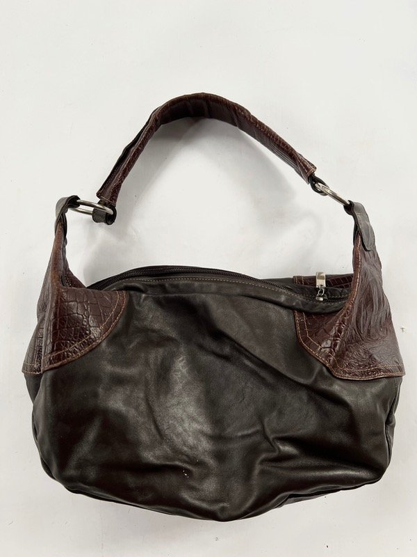 Bag y2k cuero chocolate — imagen 2