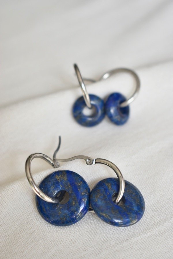 Producto - Aros Donna Lapislázuli