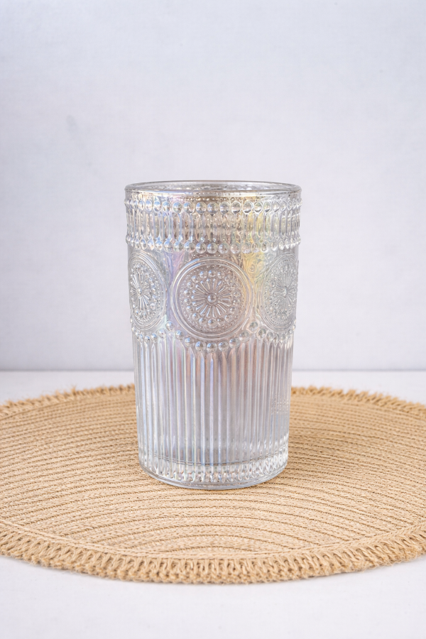 Producto - Vaso largo Labrado tornasol