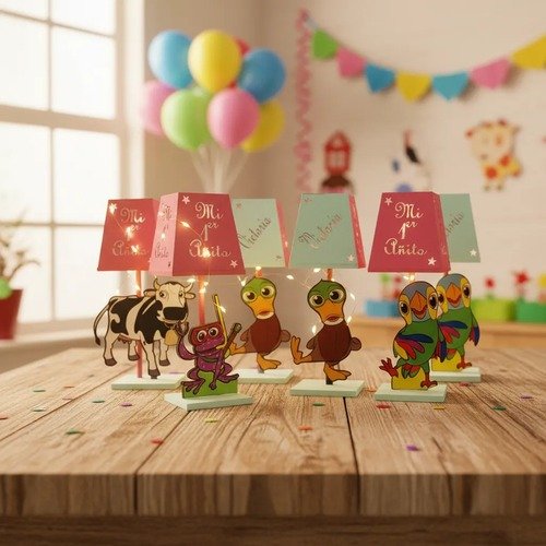 Producto - Souvenir La Granja De Zenon  Decorado 30+1 Central+led - 3